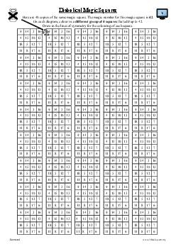 Diabolical Magic Squares (a)