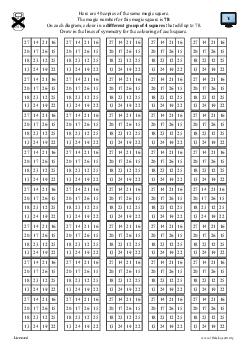 Diabolical Magic Squares (b)