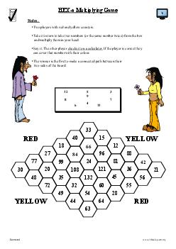 Hex-a Multiplying Game